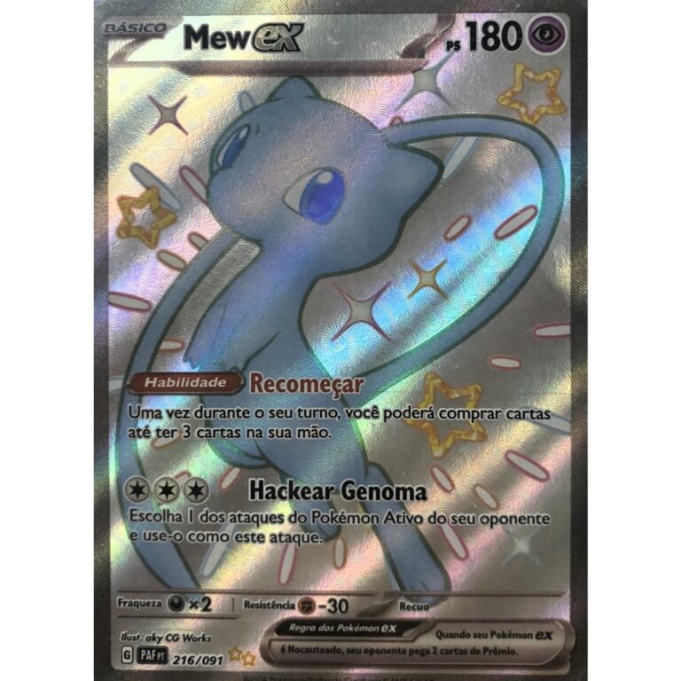 Carta Mew-ex 232/091 - PT-BR - NM - Original, Excelente Estado.
