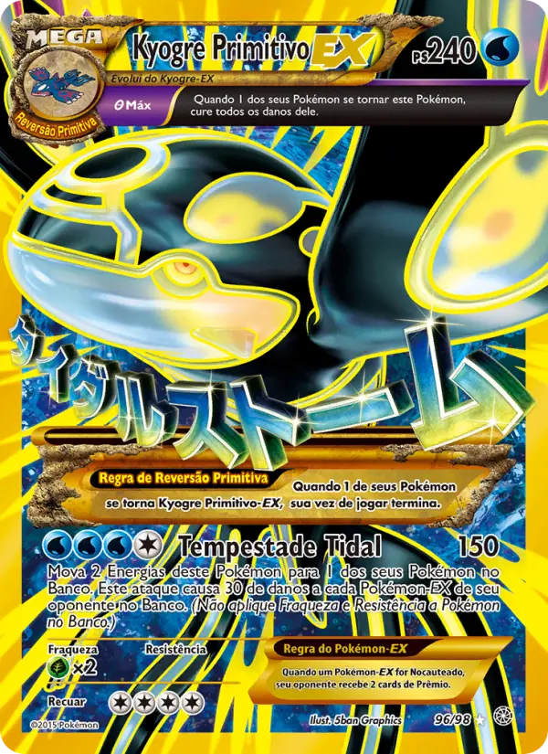 Kyogre PrimitivoEX 96/98