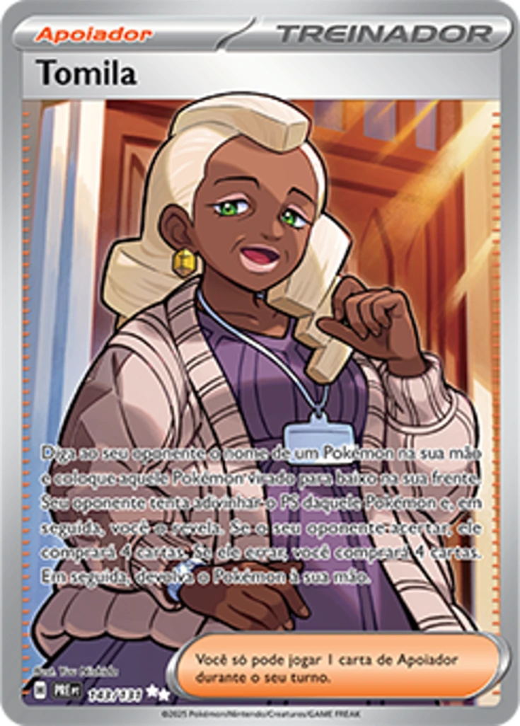 Carta Pokémon Tomila 143/131 Escarlate e Violeta — Evoluções Prismáticas