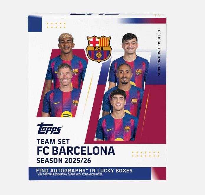Topps: SOCCER - CLUBS SETS - 25/26 - Barcelona Team Set